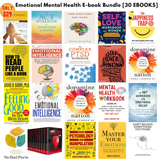 Therapist Resource Mega Bundle: 800+ Therapy Worksheets, 30+ Ebooks, EMDR Scripts, CBT/DBT Tools, Planners, Progress Notes & More