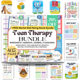 Therapist Resource Mega Bundle: 800+ Therapy Worksheets, 30+ Ebooks, EMDR Scripts, CBT/DBT Tools, Planners, Progress Notes & More