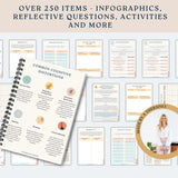 70% OFF Therapy Worksheet Bundle: Psychology Resources for Managing the Inner Critic, Setting Boundaries, and Healing Trauma with Acceptance, Safety plan, Planner, GAD and Affirmations!