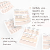 Life Coaching Resources Bundle: Tools for Self-Love, Personal Growth, and Goal Setting – Includes Coaching Worksheet template, Life Coaching tools, Coaching Workbook