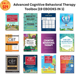 Advanced Cognitive Behavioral Therapy Toolbox Bundle [19 EBOOKS IN 1]