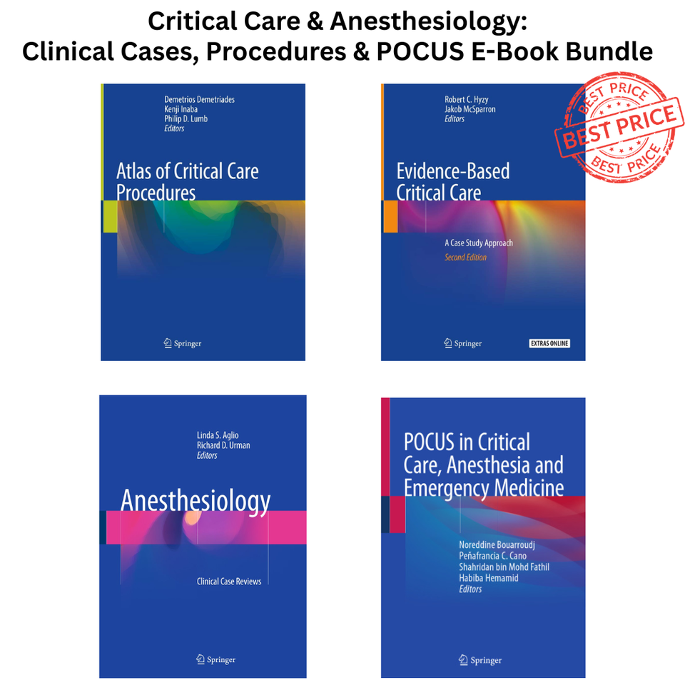 Critical Care & Anesthesiology: Clinical Cases, Procedures & POCUS E-Book Bundle