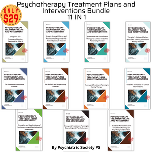 Psychotherapy Treatment Plans and Interventions Bundle 11 IN 1