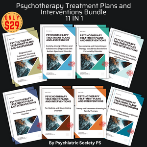 Psychotherapy Treatment Plans and Interventions - Bundle 11 IN 1