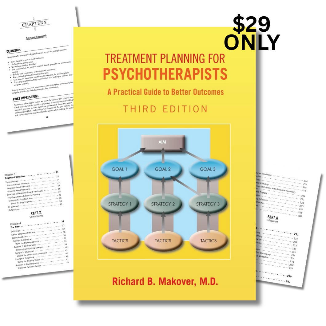 Treatment Planning for Psychotherapists: A Practical Guide to Better Outcomes