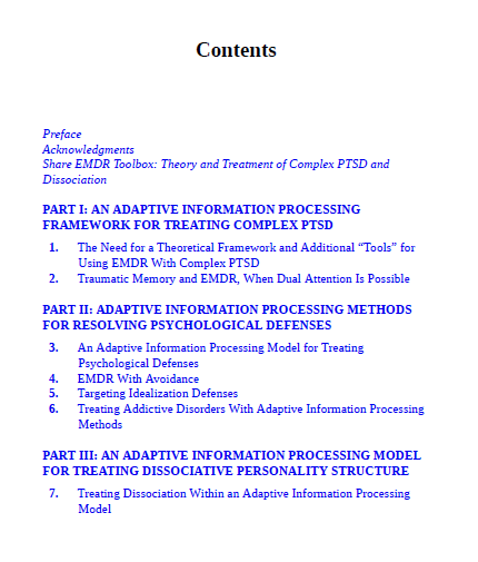 EMDR Toolbox: Theory and Treatment of Complex PTSD and Dissociation