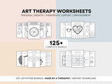 The Complete Art Therapy Worksheet: A Versatile Tool for Mental Health Professionals in Trauma, DBT, and CBT