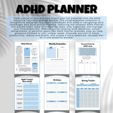 280+ ADHD Executive functioning Worksheets, ADHD Worksheets, Executive Function Bundle, School Counseling, Anxiety