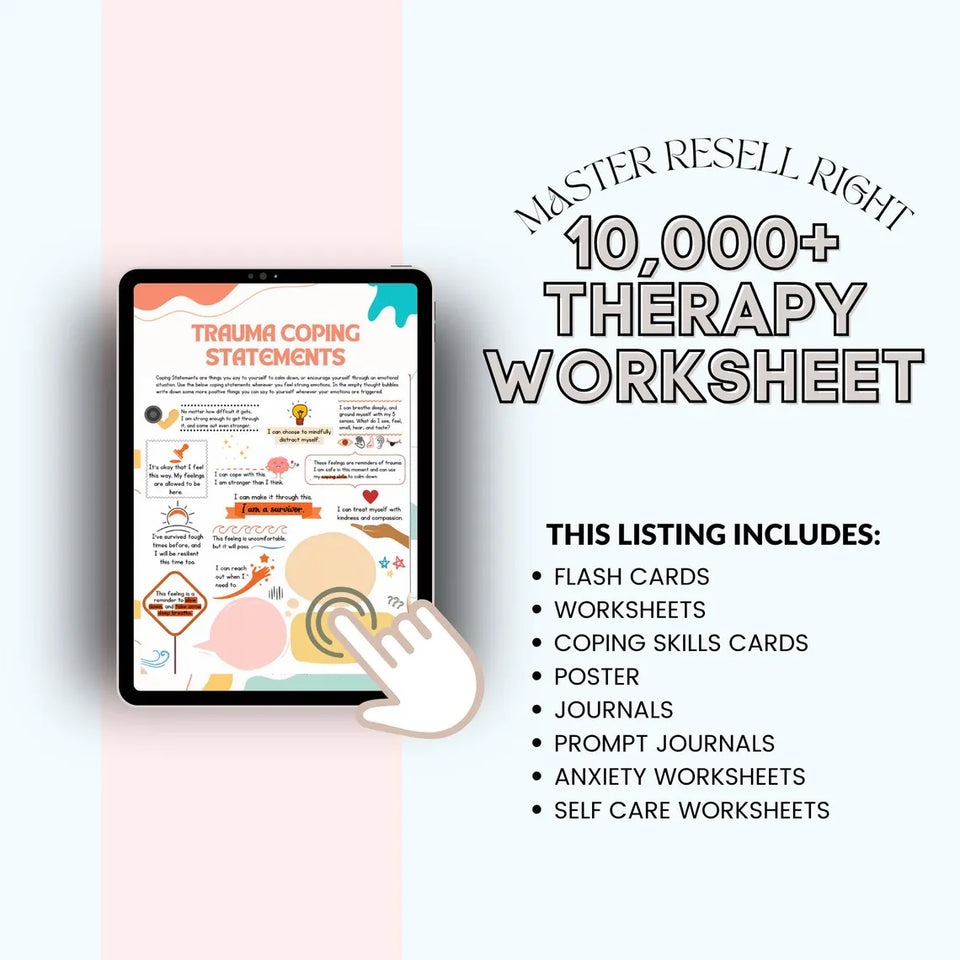 Therapy bundle, Psychology Worksheets, internal family systems, DBT bundle, EMDR scripts, trauma bundle, act bundle, psychologist resources