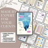 Therapy bundle: Psychology Worksheets, internal family systems, DBT bundle, EMDR scripts, trauma bundle, act bundle, psychologist resources