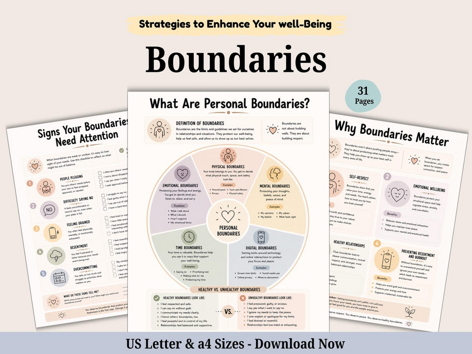 Mega shop bundle: 500 + Pages of Therapy worksheets and Activities. Anxiety, Self-Care Planner. Emotional Support. Coping skills.
