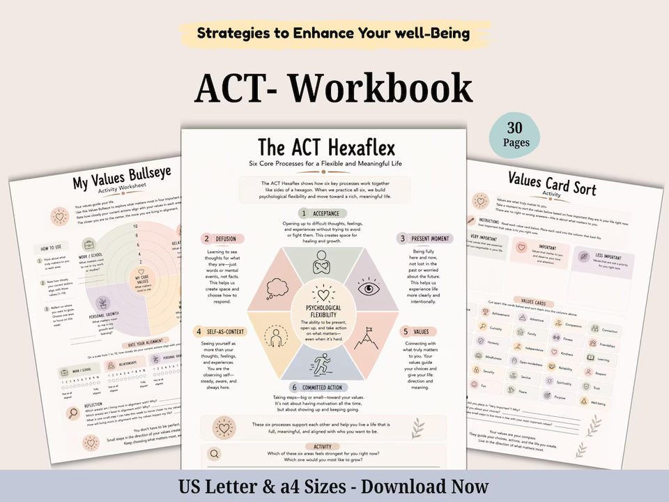 Mega shop bundle: 500 + Pages of Therapy worksheets and Activities. Anxiety, Self-Care Planner. Emotional Support. Coping skills.
