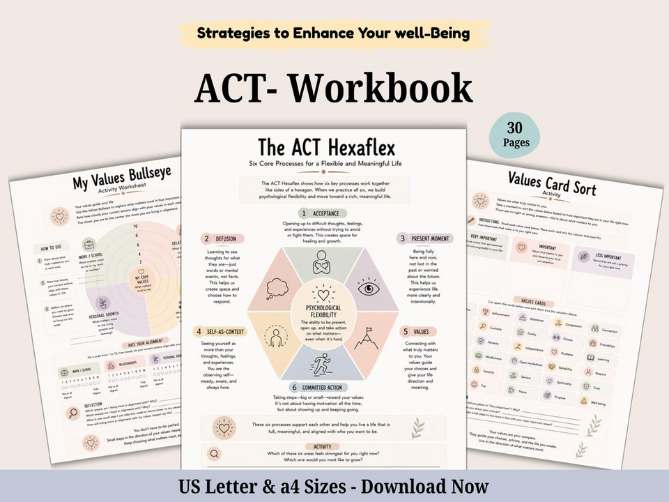 Mega shop bundle: 500 + Pages of Therapy worksheets and Activities. Anxiety, Self-Care Planner. Emotional Support. Coping skills.