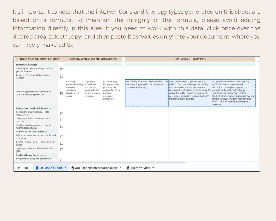 Smart Psychotherapy Mapping Problem - Therapy Match (CBT, ACT & More)