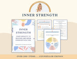 Trauma Therapy Bundle: PTSD Worksheets, BPD Coping Tools, Safety Plans, self-worth, Narrative Therapy, Crisis Therapy & More! 50% Off