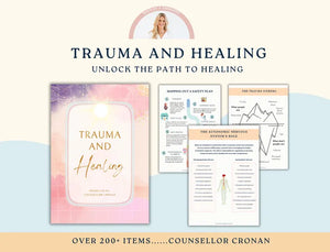 Trauma Therapy Bundle: PTSD Worksheets, BPD Coping Tools, Safety Plans, self-worth, Narrative Therapy, Crisis Therapy & More! 50% Off